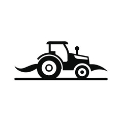 tractor vector illustration transparent background