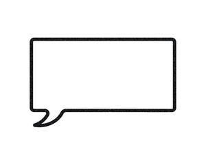 Message box Simple Speech Bubble Icon