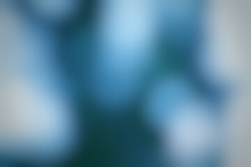 Subtle aquatic abstract blurring with dreamy teal and soft gradient