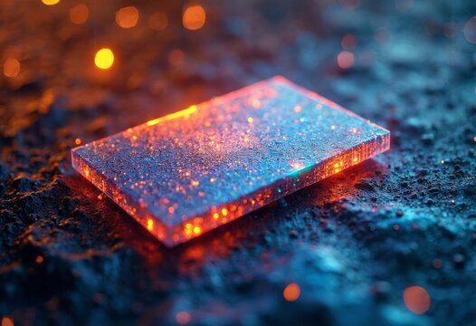 The technological scene of luminous cards