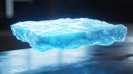 Ultra-Light Aerogel Structure Floating in Mid Air for Innovative Use