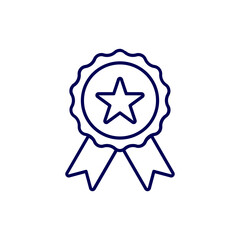 medal vector icon illustration isolated on white background