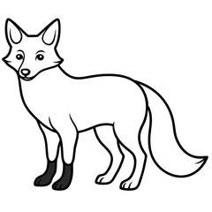 FoxForm line art vector 