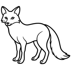 FoxForm line art vector 