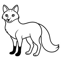 FoxForm line art vector 