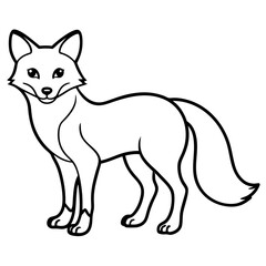 FoxForm line art vector 