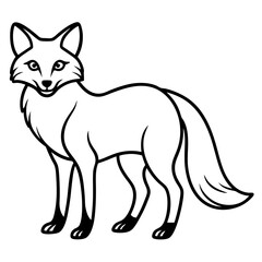FoxForm line art vector 