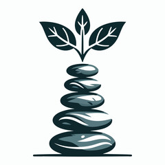 Modern Health and Wellness Logo Design &ndash; Clean, Minimal, and Holistic Brand Identity Symbol