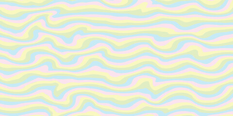 horizontal yellow lines abstract background. Waves, swirl and twirl pattern.