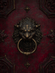 lion door knocker