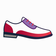 White Background Shoe Vector
