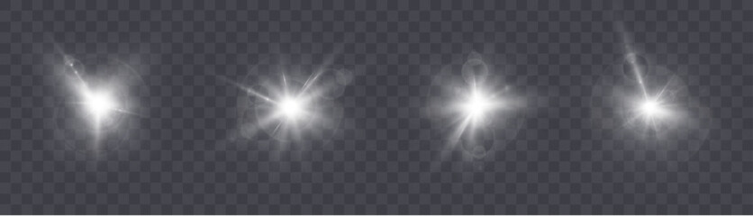 Light sources, concert lighting, stage spotlights. Floodlight beam, illuminated spotlights for web design and projection studio lights beam concert club show scene illumination.	