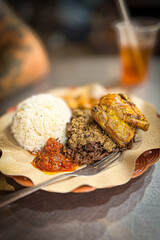 Nasi Gudeg typical dish from Yogyakarta in Indonesia