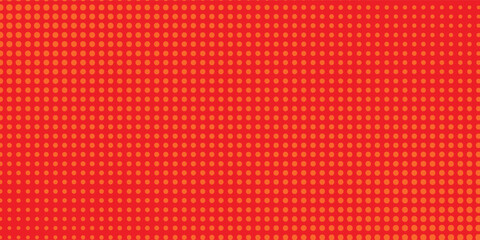 Dots halftone orange color pattern gradient texture with technology digital background.
