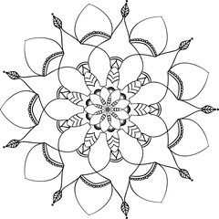 Ornate Circular Mandala designs
