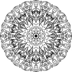 hand drawing zentangle mandalas