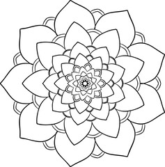 Vector boho mandala