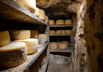 Aging Process of Cheese in a Winery Environment