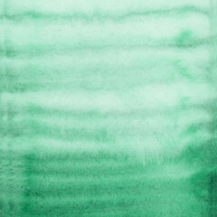 Bright painted green watercolor texture. Hand drawn background
