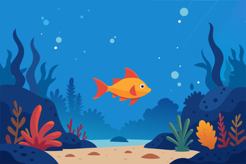 Fototapeta premium fish in the aquarium