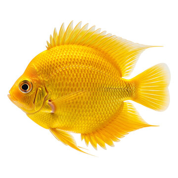 Golden severum cichlid fish care guide aquarium fish tropical fish pet fish freshwater fish tank fish on transparent background