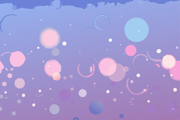 abstract background with balloons