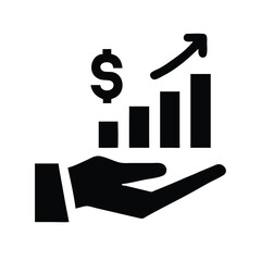 Money income thin line icon set. Containing profit, financial analysis data, finance graph, growth, investment, chart, fund, payment, revenue, statistic, earnings, management. Vector illustration