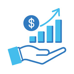 Money income thin line icon set. Containing profit, financial analysis data, finance graph, growth, investment, chart, fund, payment, revenue, statistic, earnings, management. Vector illustration