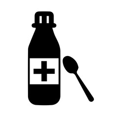 Obraz premium ICON COUGH SYRUP