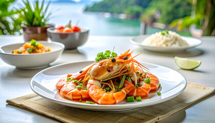 Delicious Shrimp Dish by the Sea: A Culinary Delight