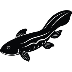 mudskipper vector sihouettr