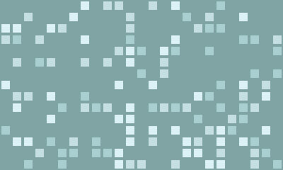 Abstract pixelated background.  Subtle teal and white squares create a calming yet modern digital feel. Ideal for technology, data, or website backgrounds.