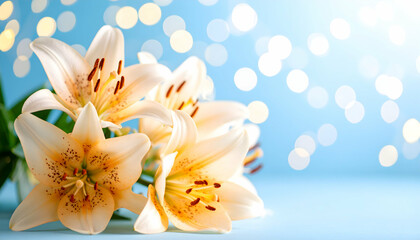 Pastel Lilies: A Delicate Bouquet of Spring