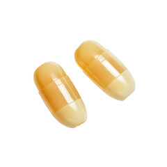 Ear plugs isolated on white background . Blue Silicone earplugs [Transparent Background PNG].