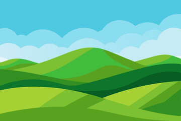 Fototapeta premium landscape with mountains and sky