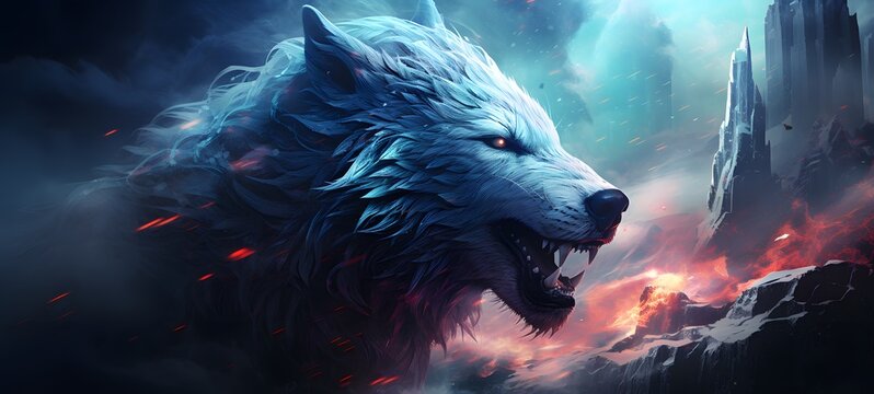 galaxy version of lycan World, ai generative