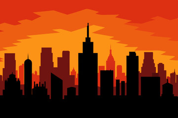 seattle skyline at sunset