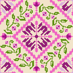 fabric florals pattern pixel geometric minimalist