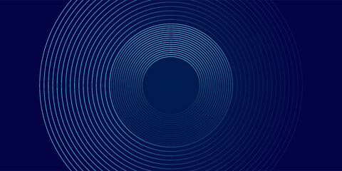 Circles Lines round frame, dynamic vector AI Technology science music concept lines.