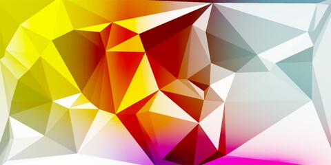 Obraz premium Abstract background polygon pattern low poly triangle shape