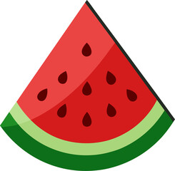 watermelon vector illustration