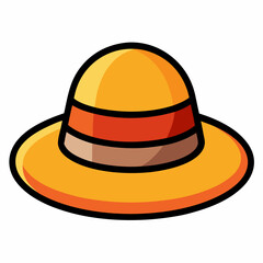 Minimalist Hat Vector Illustration