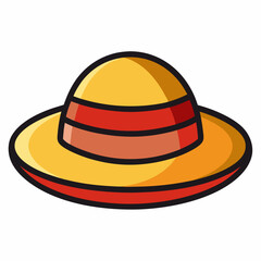 Minimalist Hat Vector Illustration