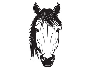 HORSE HEAD SILHOUETTE 