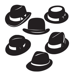 image of a hat silhouette on a white background