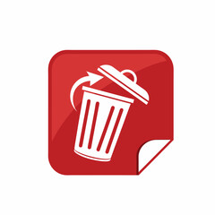 delete icon, recycle bin