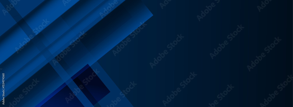 Fototapete blue abstract geometric pattern background with copy space for text. modern minimalistic vector abst