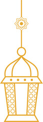 Ornament Islamic Lantern Illustration
