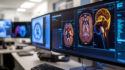 Advanced Neuroimaging Analysis on Multiple Computer Screens