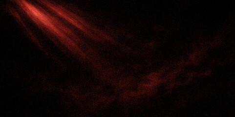 Abstract Red Spotlight with Smoke Fog – Sci-Fi Dramatic Scene. © RASEL